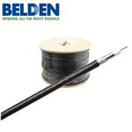 Belden Coaxkabel H125 PVC kleur zwart