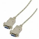 Null modem kabel Female-Female connector 5 meter