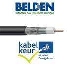 Belden H125D00 coax DuoBond+ PVC met Kabelkeur kleur zwart