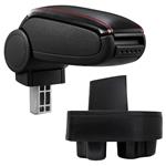 Armsteun Opel Corsa Combo C kunstleer zwart rood stiksel