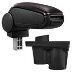 Armsteun voor Opel Adam kunstleer zwart met rood stiksel