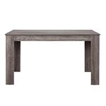 [en.casa] Eettafel Nora 140x90x77 cm eikenkleurig antiek