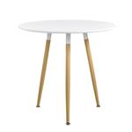 Design eettafel Camille Ø80x75 cm MDF rond wit
