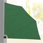 Windscherm balkonscherm opvouwbaar 160x160 cm - groen