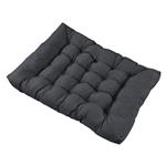 Zitkussen voor palletbank tuinkussen 120x80x12 cm donkergrijs