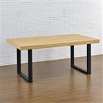 Stalen onderstel U tafelpoot set van 2 staal 80x72 cm zwart