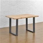 Stalen onderstel set van 2 U tafelpoot 60x72 cm metaal grijs