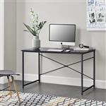 Bureau Nice 120x60x72 cm spaanplaat en metaal zwart