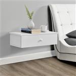 [en.casa] Wandplank met deur - wit