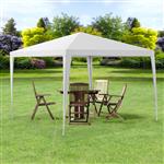 Paviljoen partytent waterdicht 3x3x2,55 m wit