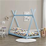 Juniorbed - Tipi met bedbodem 90x200cm - blauw