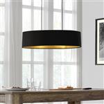 Stijlvolle hanglamp Minsk 2xE27 zwart