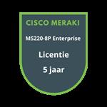 Cisco Meraki MS220-8P Licentie 5 jaar