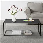 Console tafel sidetable metaal 40x110x50 cm zwart mat