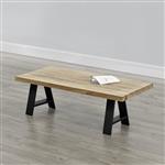 Stalen A tafelpoot set van 2 meubelpoot 40x10x40 cm zwart