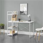 Bureau Stavanger met 4 planken 120x64x122 cm wit