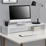 Monitorstandaard verhoger 100x27x15 cm wit
