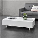 Salontafel Braunschweig 115x55x31 cm wit hoogglans