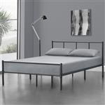 Metalen bedframe Hercules incl. bedbodem 120x200 cm donkergrijs