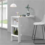 Bartafel Solvesborg wandmontage 120x45x106 cm wit