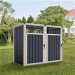 [pro.tec] Containerombouw Tarbek antraciet 121x146x82 cm