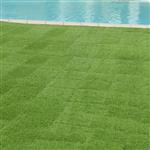 [en.casa] Premium terrastegels kunstgras Wiesloch ca. 1m² groen