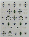 Korneliya 3D Nail Jewels DeLuxe - DL12 Shiny Emerald