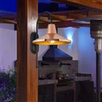 [lux.pro] Wandlamp Kirkcaldy E27 zwart messing en koperkleurig