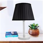 Tafellamp bureaulamp Kilbride E27 wit en zwart