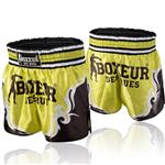 Boxeur Kickboks Broekje Muay Thai Short Tribal Symbols Geel