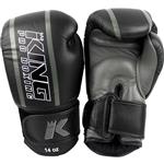 King Pro Boxing (Kick)BoksHandschoenen Zwart Grijs KPB/BG Elite 1