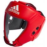 Adidas AIBA Professionele Hoofdbeschermer Boksen Rood