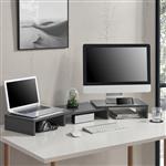 [en.casa] Monitorstandaard verhoger Vilppula donkergrijs