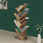 [en.casa] Boekenkast schap Tranås 121x44x22 cm eiken