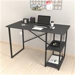 [en.casa] Bureau Nittedal laptoptafel 75x120x60 cm antraciet