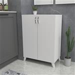 [en.casa] Opbergkast Strömsund 88x72x32,5 cm wit