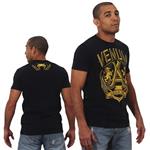 Venum José Aldo Lion T-shirt Black Yellow Venum Clothing