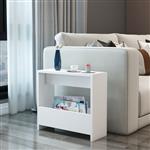 [en.casa] Bijzettafel Rødovre 60x55x20 cm wit