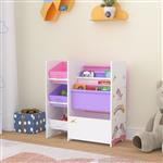 [en.casa] Kinderrek Vimianzo 60x65x30 cm eenhoornmotief