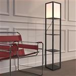 [lux.pro] Staande lamp Stapleford vloerlamp E27 zwart en wit