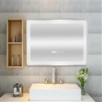 [pro.tec] LED spiegel Casoli 60x80x3,5 cm zilverkleurig