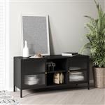 [en.casa] TV-meubel Säkylä 55x118x40 cm zwart