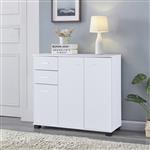 [en.casa] Halmeubel Crimla 72x80x28 cm wit