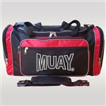 MUAY® Classic Sporttas Zwart Rood Muay Thai Sportsgear