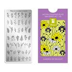 Moyra Mini Stamping Plate 123 Garden of Delight