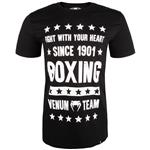 Venum Kleding Nederland Venum Boxing Origins T-shirt  Zwart