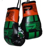 Punch Round Mini Carhanger Bokshandschoenen Zwart Groen Oranje