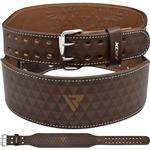 ARLO 4 Inch Medium Tan Leather Weightlifting Belt