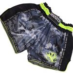 Booster Kickboks Broekjes TBT Pro 4.21 Camo Grijs Geel