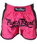 Punch Round™ FTX Muay Thai Short Roze Zwart